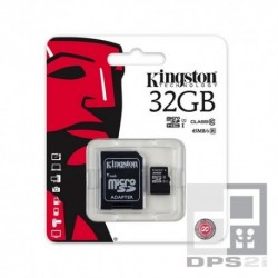 Carte micro SD 32 Go avec adaptateur Kingston