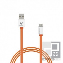 Câble micro USB plat orange