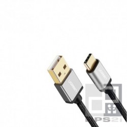 Câble USB type C tressé 1m
