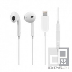 Écouteurs kit mains libres blanc lightning iphone